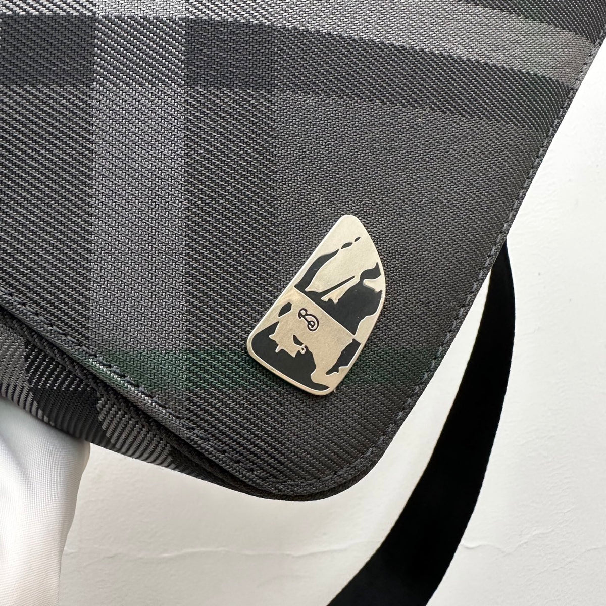 Sacoche Burberry Grid Messenger
