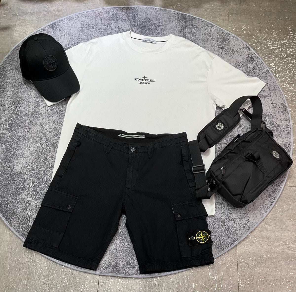 Outfit STONE ISLAND👜🧢