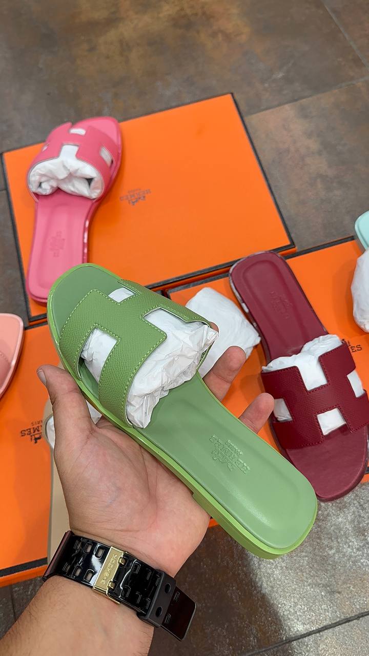 Claquettes hermès femme