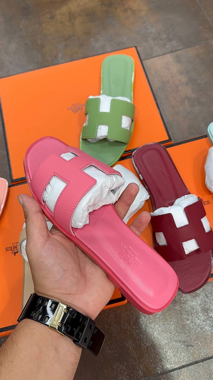 Claquettes hermès femme