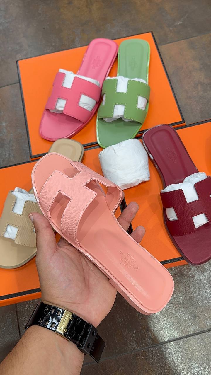 Claquettes hermès femme