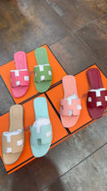 Claquettes hermès femme
