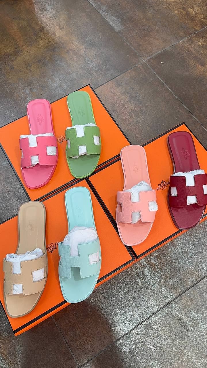 Claquettes hermès femme
