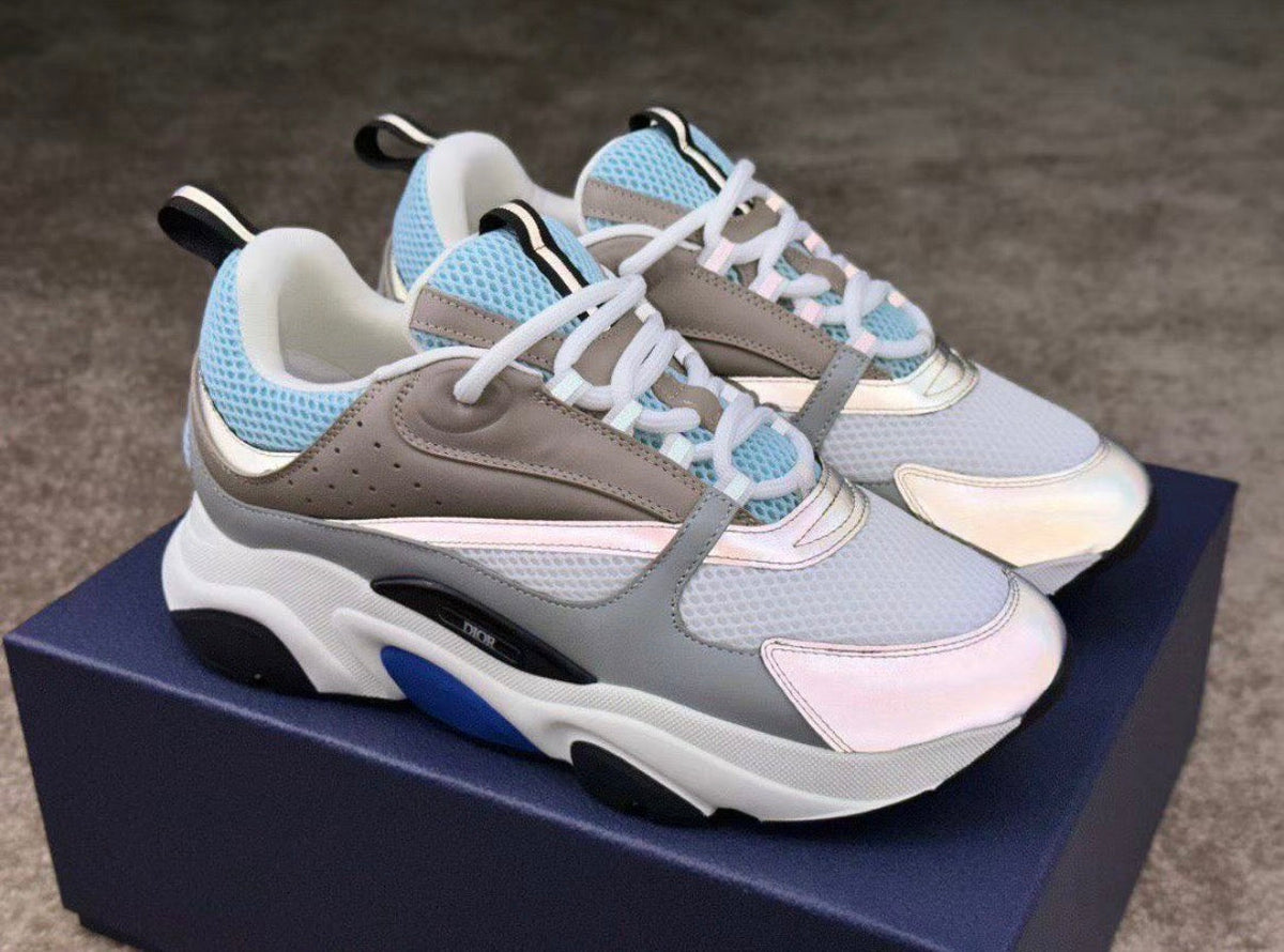 Chaussures B22 Bleu Ciel / Gris