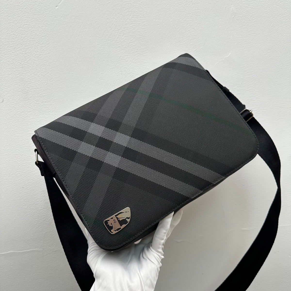 Sacoche Burberry Grid Messenger