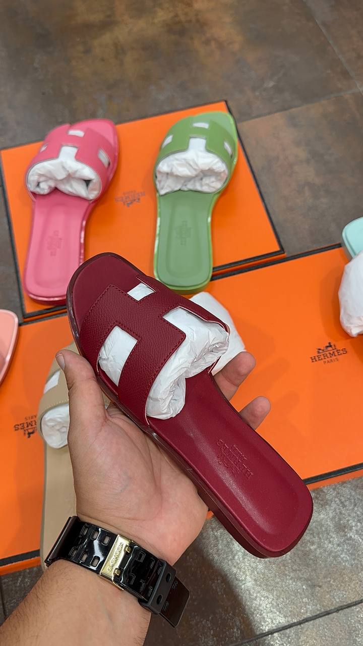 Claquettes hermès femme